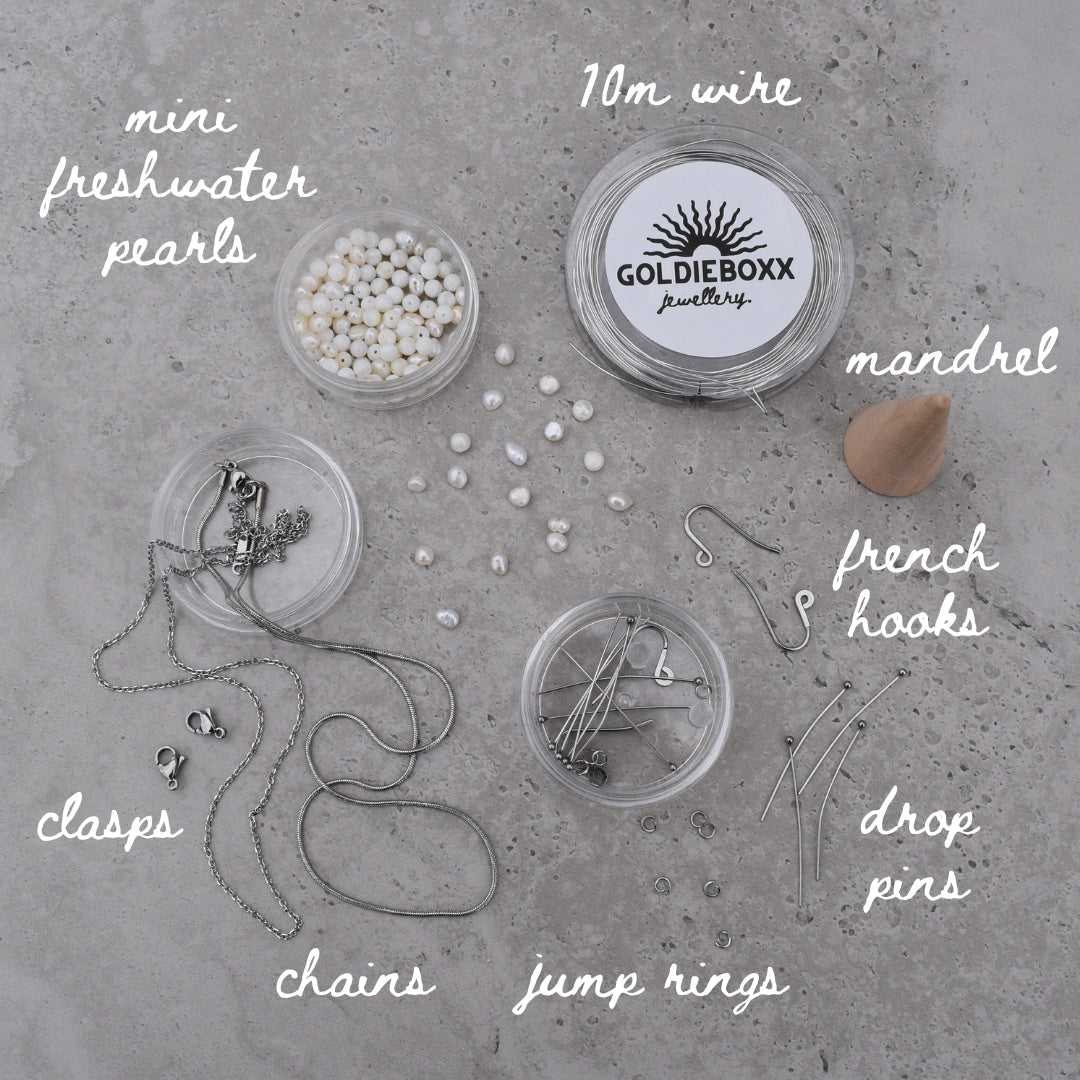 Wire Jewellery Making Kit - Goldieboxx Jewellery