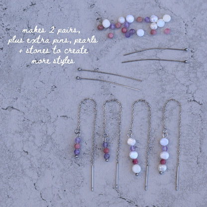 Threader Earrings Mini Kit - Goldieboxx Jewellery