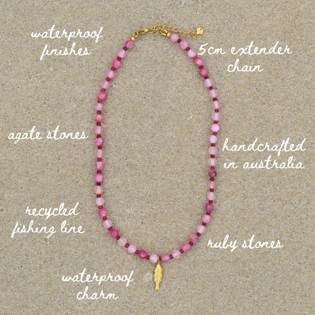 Rose Reef Necklace - Goldieboxx Jewellery