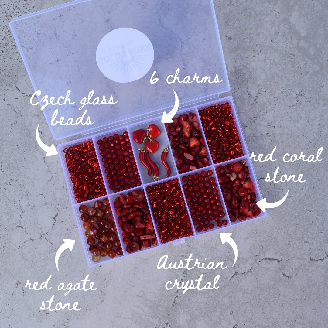 Colour Bead Mix - Goldieboxx Jewellery