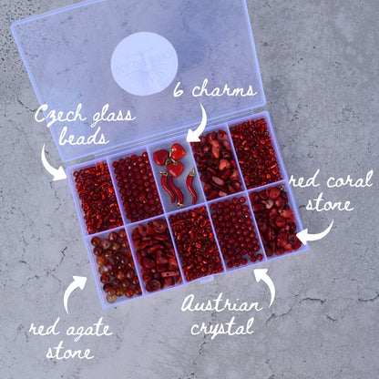 Colour Bead Mix - Goldieboxx Jewellery