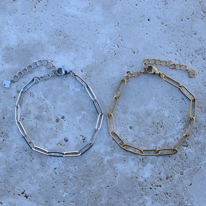 Paperclip Link Bracelet - Goldieboxx Jewellery