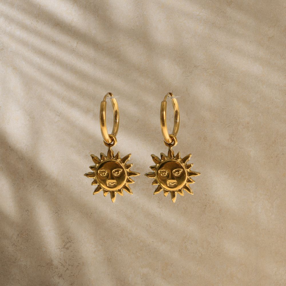 Small Sun Charm - Goldieboxx Jewellery