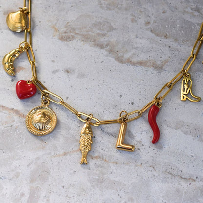 Letter Charm - Goldieboxx Jewellery