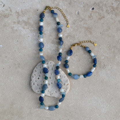 Whitehaven Blue Mini Bead Kit - Goldieboxx Jewellery