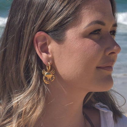 Crab Hoops - Goldieboxx Jewellery