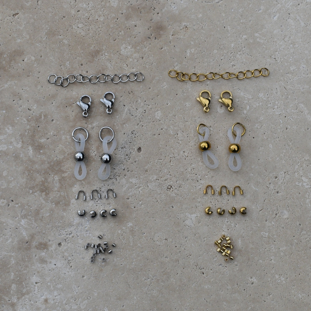 Rainbow Sunglass Cord Mini Bead Kit - Goldieboxx Jewellery