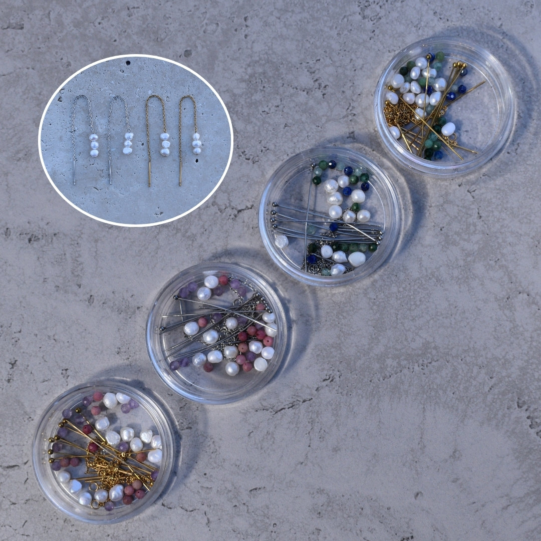 Threader Earrings Mini Kit - Goldieboxx Jewellery