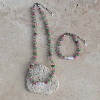 Green and Pink Mini Bead Kit - Goldieboxx Jewellery