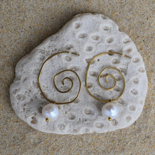 Spiral Earrings - Goldieboxx Jewellery