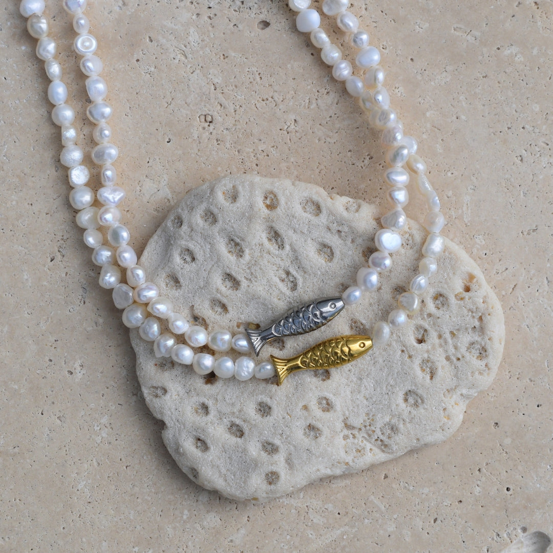 Sardine and Pearl Mini Bead Kit - Goldieboxx Jewellery