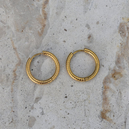 Classic Gold Hoops - Goldieboxx Jewellery