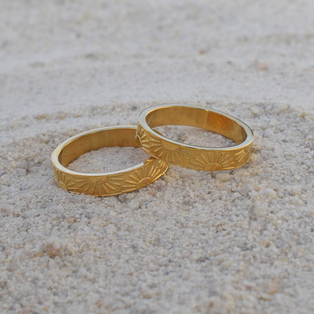 Golden Sun Ring - Goldieboxx Jewellery