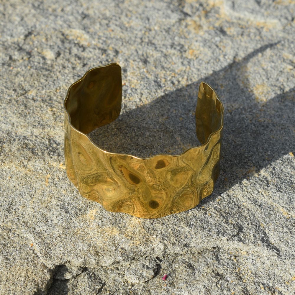 Eden Bracelet - Gold Chunky Cuff - My Store