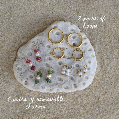 Tourmaline Hoop Kit - Goldieboxx Jewellery