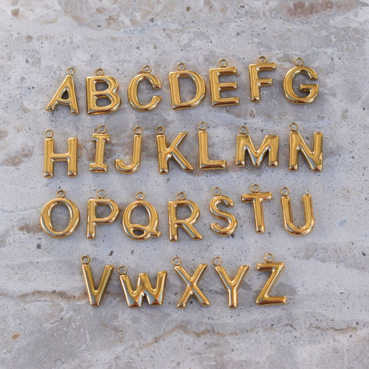 Letter Charm - Goldieboxx Jewellery
