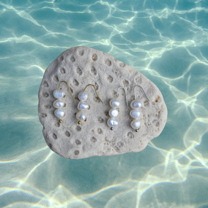 Pearl & Agate Drop Mini Earring Kit - Goldieboxx Jewellery