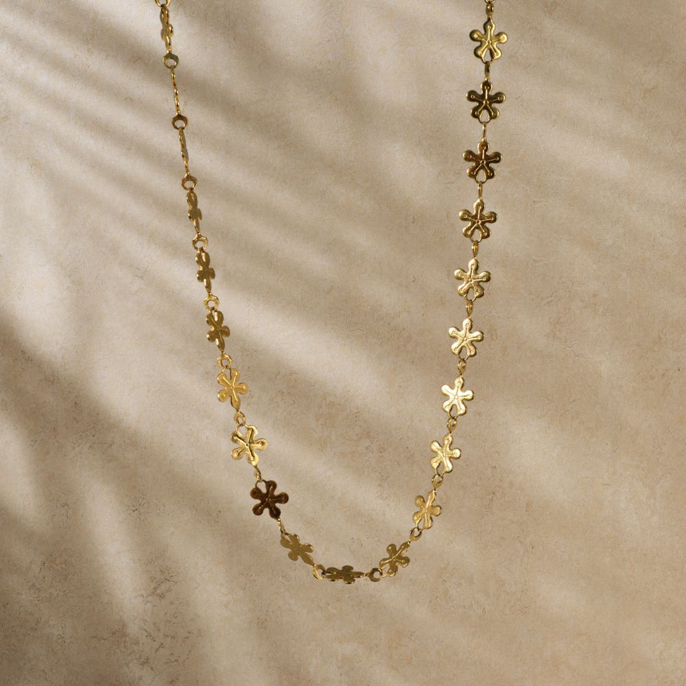 Daisy Chain Choker - Gold - My Store