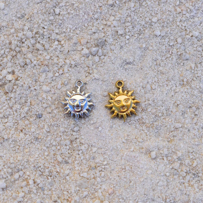 Small Sun Charm - Goldieboxx Jewellery