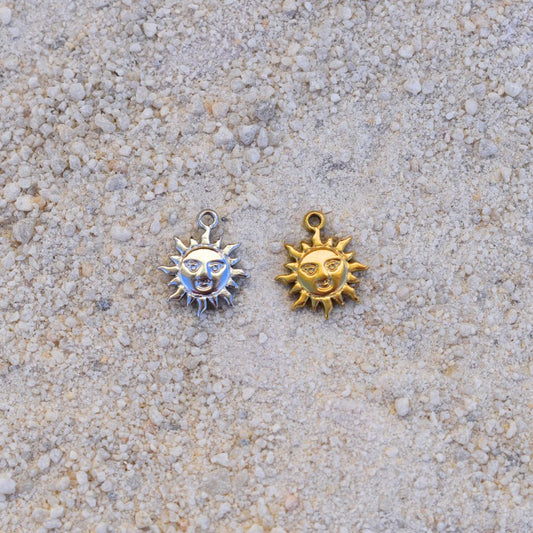 Small Sun Charm - Goldieboxx Jewellery