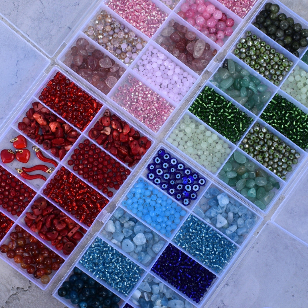 Colour Bead Mix - Goldieboxx Jewellery