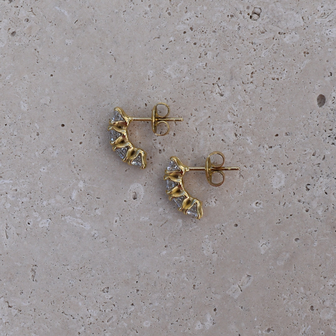 Aurora Half Hoops - Goldieboxx Jewellery