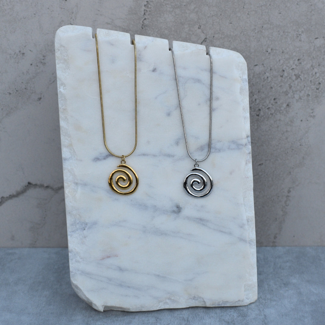 Spiral Necklace - Goldieboxx Jewellery
