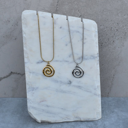 Spiral Necklace - Goldieboxx Jewellery