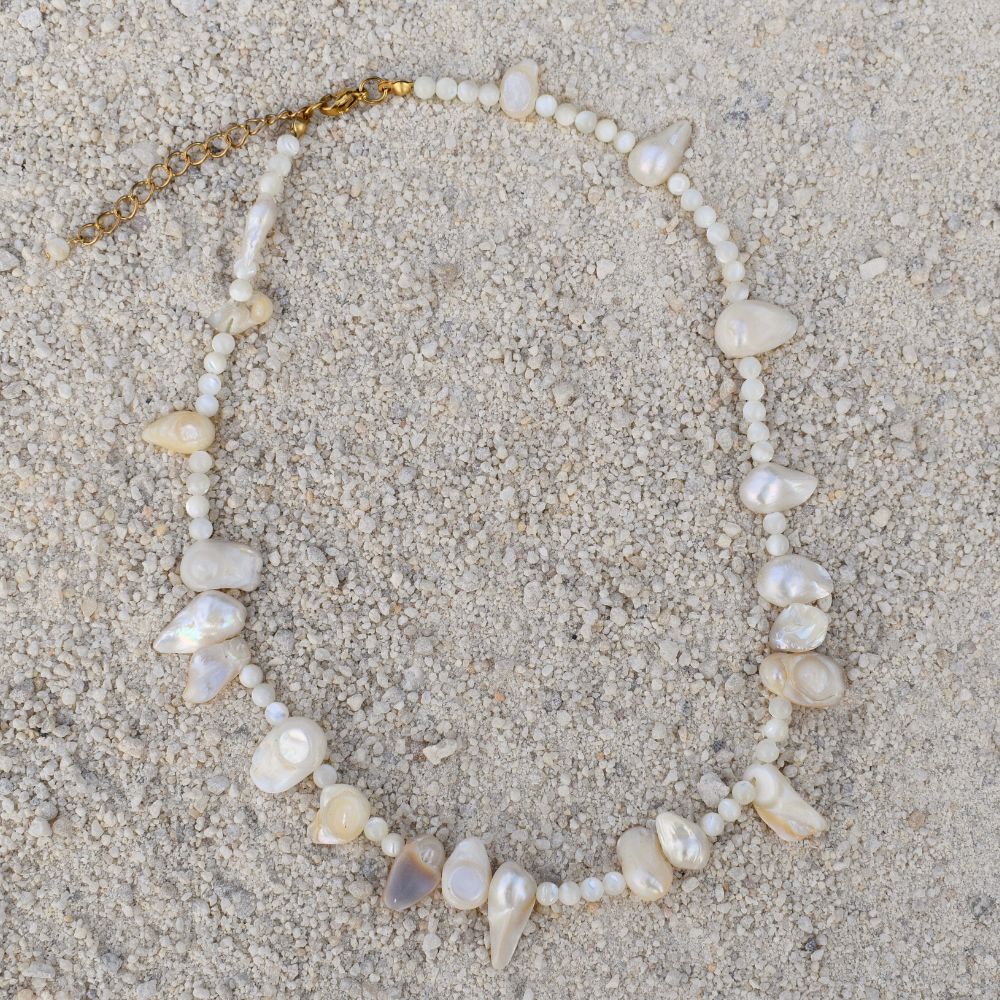 Pearl & Shell Choker - My Store