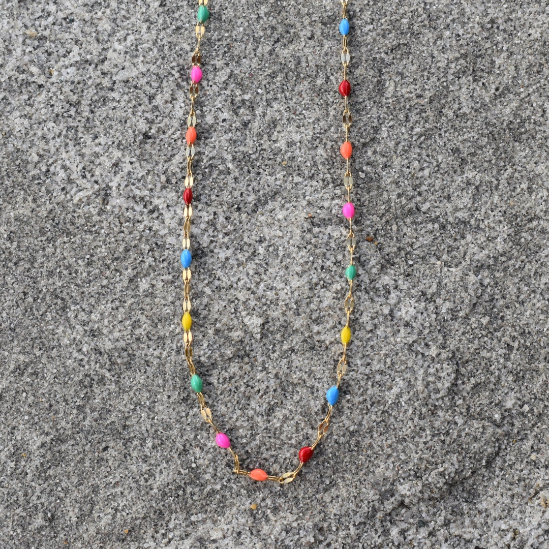 Rainbow Beach Necklace - Goldieboxx Jewellery