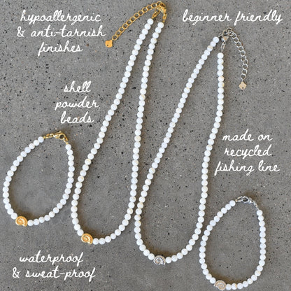 Coconut & Nautilus Shell Mini Bead Kit - Goldieboxx Jewellery