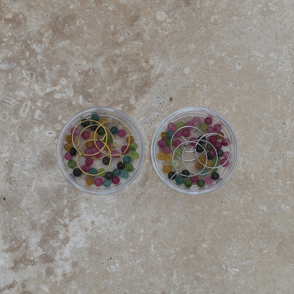 Tourmaline Hoops Mini Bead Kit