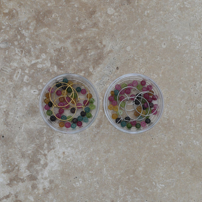 Tourmaline Hoops Mini Bead Kit