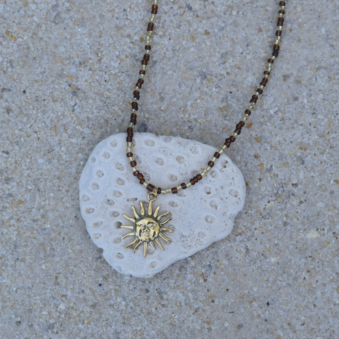 Retro Sun Necklace Mini Bead Kit - Goldieboxx Jewellery