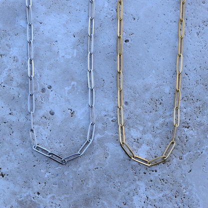 Paperclip Link Necklace - Goldieboxx Jewellery