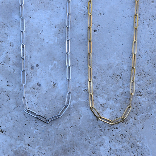 Paperclip Link Necklace - Goldieboxx Jewellery