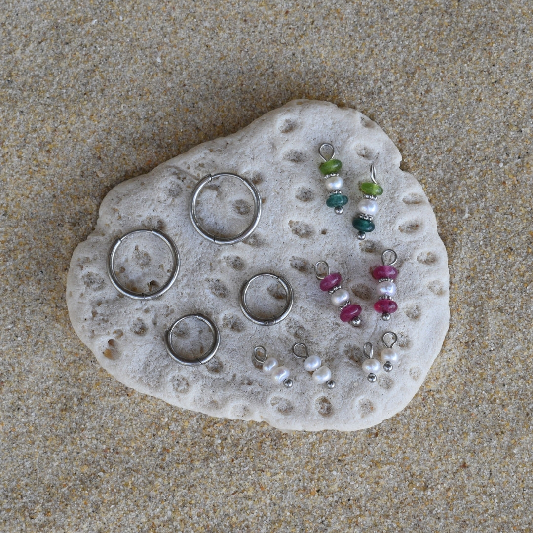 Tourmaline Hoop Kit - Goldieboxx Jewellery