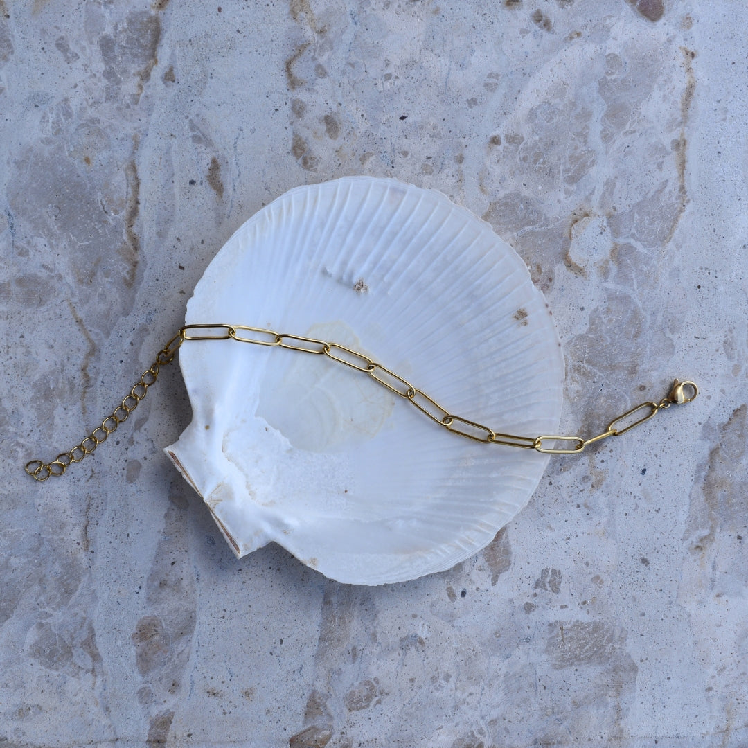 Paperclip Link Bracelet - Goldieboxx Jewellery