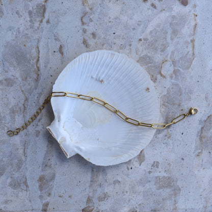 Paperclip Link Bracelet - Goldieboxx Jewellery