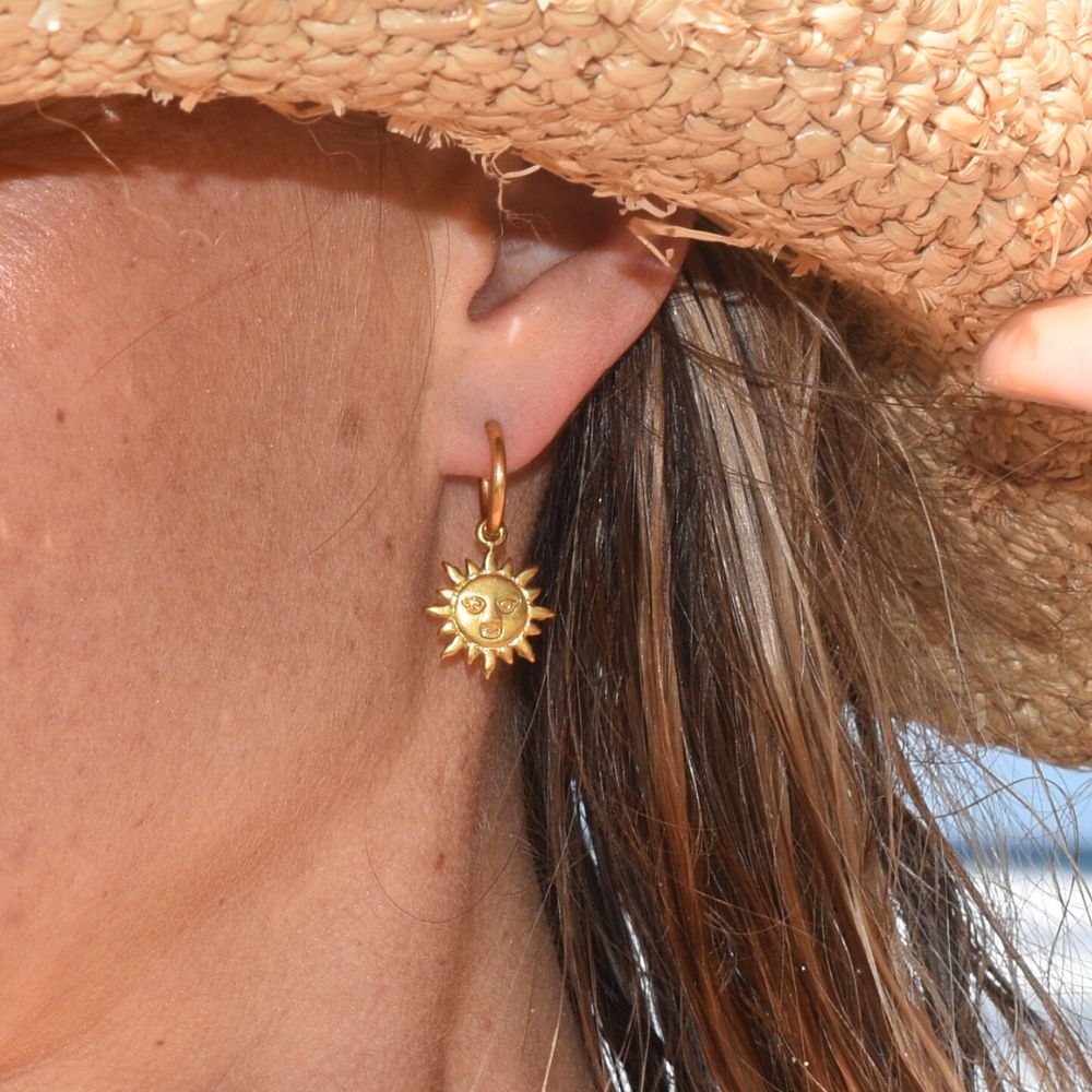 Small Sun Charm - Goldieboxx Jewellery