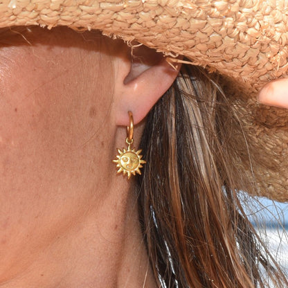 Small Sun Charm - Goldieboxx Jewellery