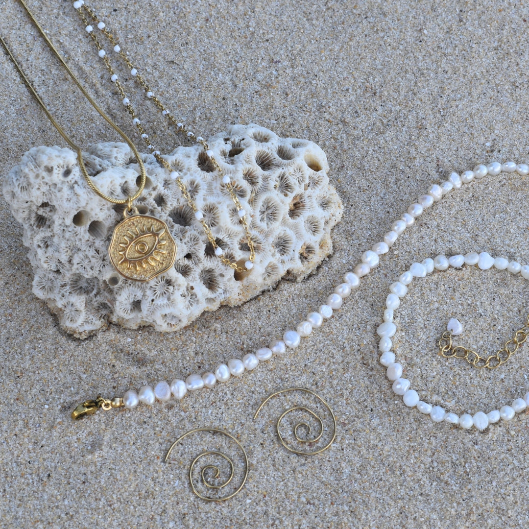 Greek Eye Necklace - Goldieboxx Jewellery
