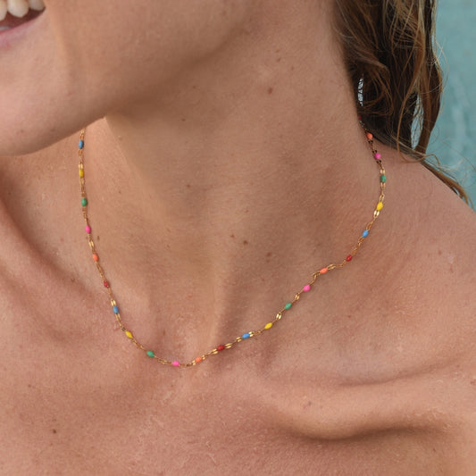 Rainbow Beach Necklace - Goldieboxx Jewellery