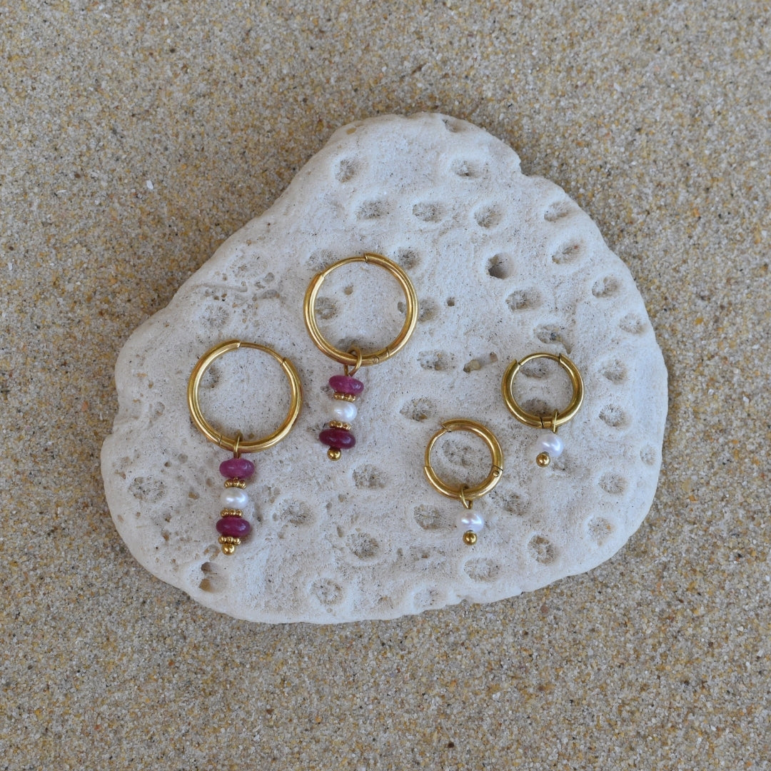 Tourmaline Hoop Kit - Goldieboxx Jewellery