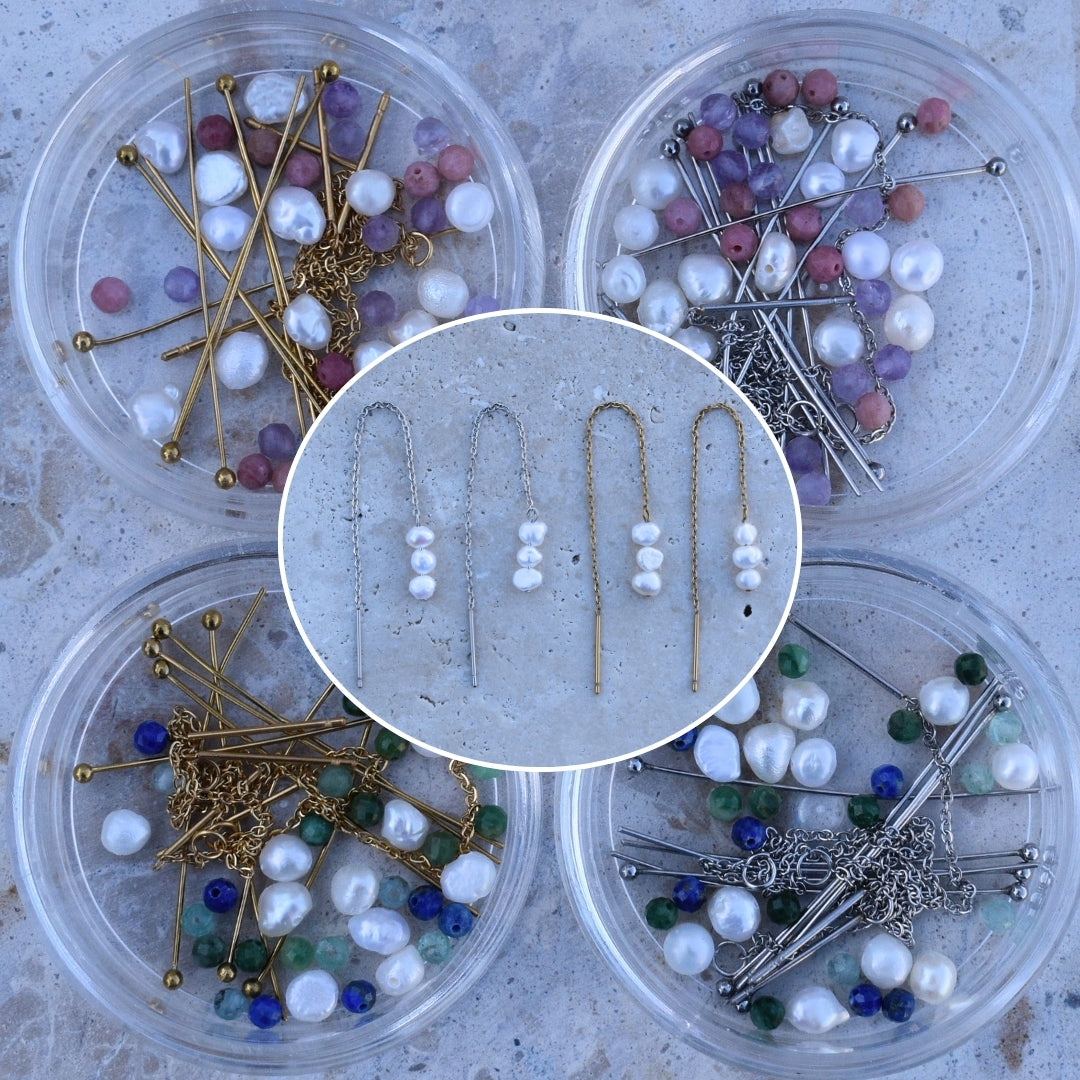 Threader Earrings Mini Kit - Goldieboxx Jewellery