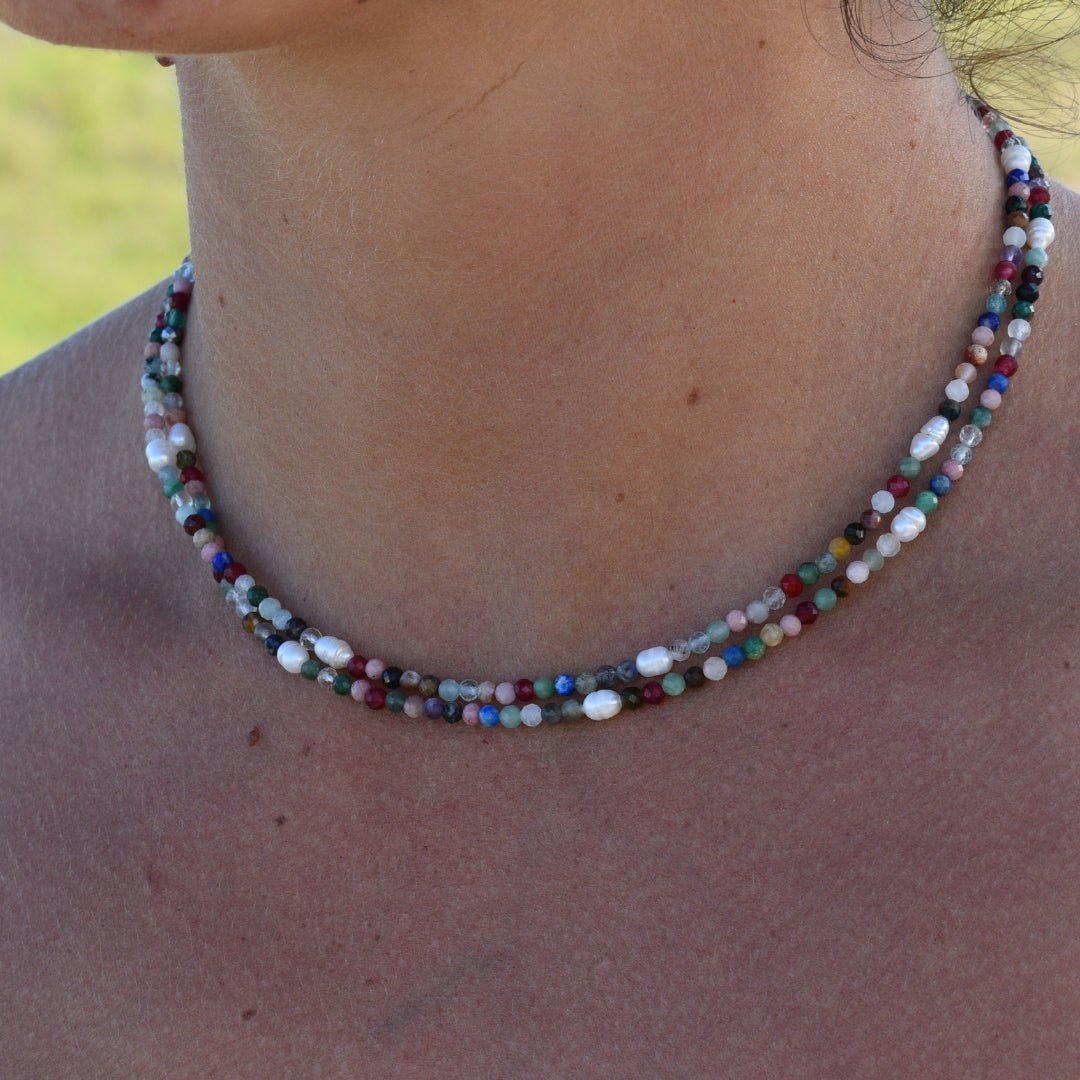 Rainbow Sunglass Cord Mini Bead Kit - Goldieboxx Jewellery