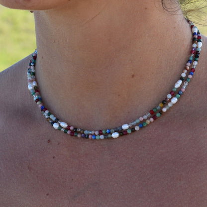 Rainbow Sunglass Cord Mini Bead Kit - Goldieboxx Jewellery