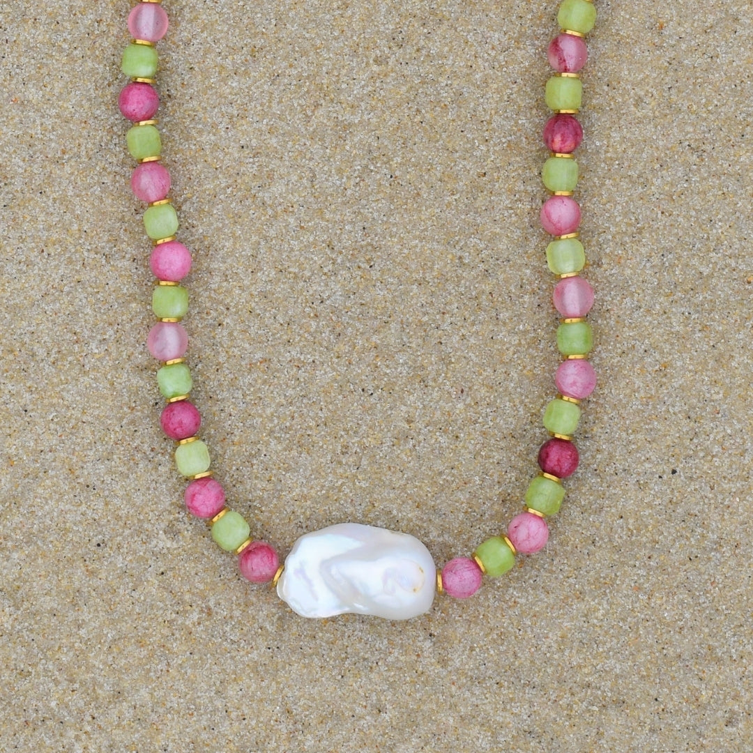 Blush Tide Necklace - Goldieboxx Jewellery