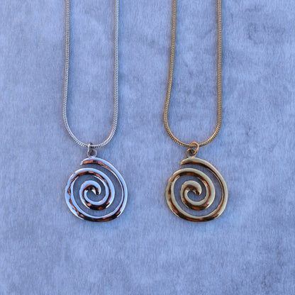 Spiral Necklace - Goldieboxx Jewellery