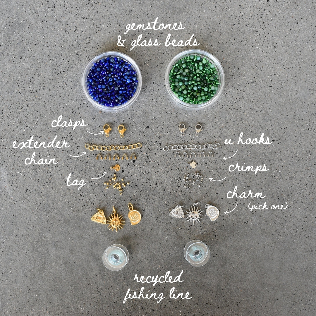 Gemstone Mini Bead Kit - Goldieboxx Jewellery